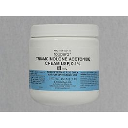 Triamcinolone Acetonide 0.1% Cream Jar 454 Gram