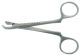 Applying Forceps BR Surgical Collin 5-1/8 Inch Length Surgical Grade Stainless Steel NonSterile NonLocking Finger Ring Handle Curved
