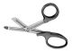 Bandage Scissors Aesculap® Universal 7 Inch Length Surgical Grade Stainless Steel / Plastic NonSterile Finger Ring Handle Angled Blunt Tip / Blunt Tip
