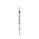 Insulin Syringe with Needle Sol-Care™ 1 mL 30 Gauge 1/2 Inch Regular Wall Retractable Safety Needle