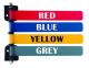 Exam Room Signal Flag Wall Mount 4 Flag 4 and 6 Inch