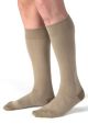 Compression Socks JOBST® for Men Casual Knee High X-Large / Full Calf Khaki Closed Toe