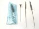 4 Piece Cannula Set Surgical Needle Stainless Steel Lot w Handle Canula Cannulae