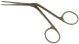 Ear Forceps BR Surgical Hartmann 4-3/4 Inch Length Surgical Grade Stainless Steel NonSterile NonLocking Finger Ring Handle Straight 2 X 8 mm Serrated Jaws