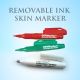 DermaSculpt Dermarkers Removable Ink Skin Safe Marker - Green - Pack of 5