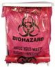 Biohazard Bag Rack with Lid 7.5 X 10.5 X 15.5 Inch, 3 gal., Wire, With Lid