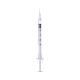 Insulin Syringe with Needle Sol-Care™ 0.5 mL 29 Gauge 1/2 Inch Regular Wall Retractable Safety Needle