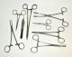 Stainless Steel Surgical Tool Instrument Forceps Clamp Tongue Tweezers LOT x8