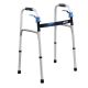 Dual Release Folding Walker Adjustable Height drive™ Deluxe Aluminum Frame 350 lbs. Weight Capacity 32 to 39 Inch Height