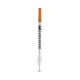 Insulin Syringe with Needle Sol-Care™ 0.5 mL 30 Gauge 5/16 Inch Regular Wall Retractable Safety Needle