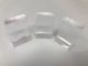Lot of 3 Damaged Palomar Solid Sapphire Glass Crystal Light Guides 60x45x15mm