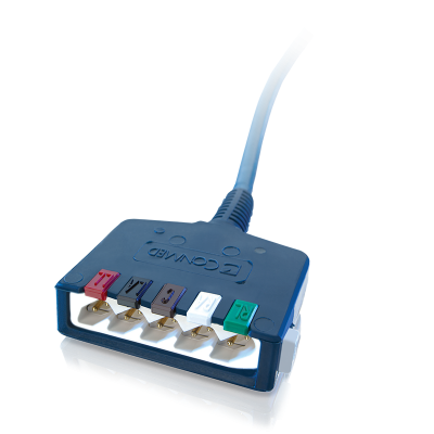 D Series Individually Shielded ECG Safety Cable System, 5 Lead Cable, Connector 31