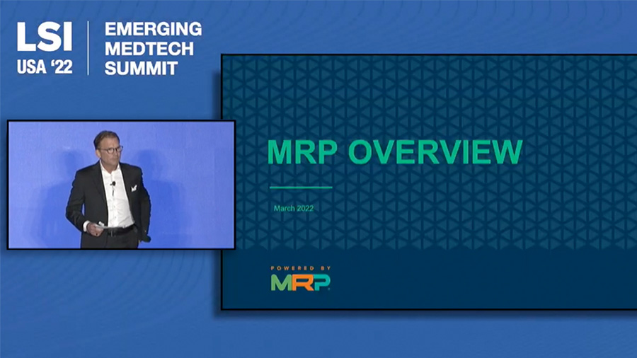emerging medtech summit Scott Carson quick MRP overview  